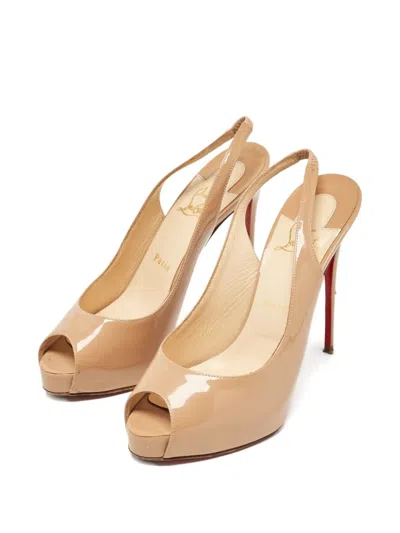 Pre-owned Christian Louboutin 125mm Leather Heeled Pumps