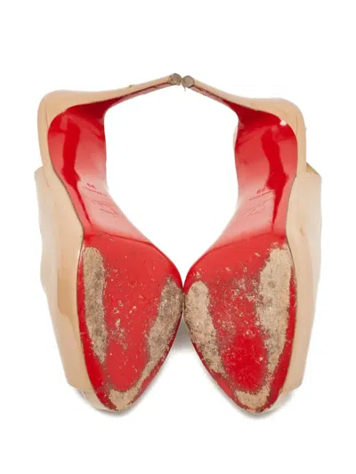 Pre-owned Christian Louboutin 125mm Leather Heeled Pumps