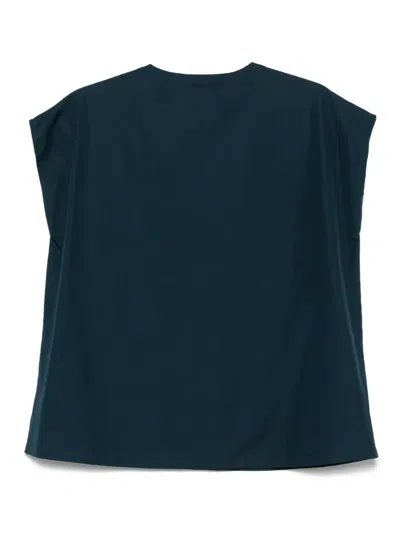 Aspesi Cotton Vest In Blue
