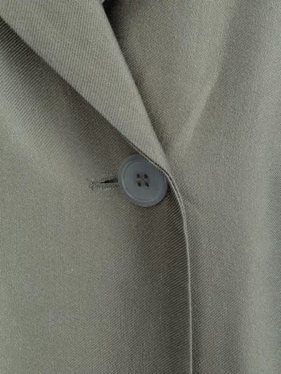 Peserico Double-breasted Sleeveless Coat In Gray