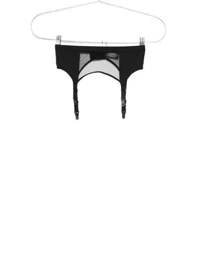 Maison Close Pure Tentation Mesh-panel Garter Belt
