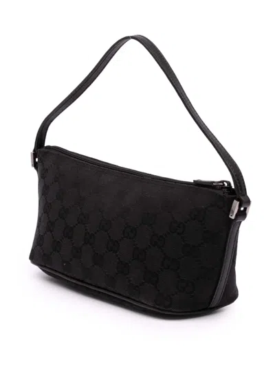 Pre-owned Gucci 2000-2015 Gg Canvas Boat Shoulder Bag