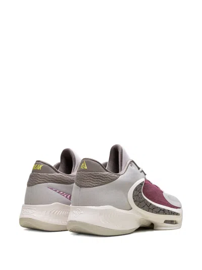 Nike Zoom Freak 4 "letter Bros" Sneakers In Gray