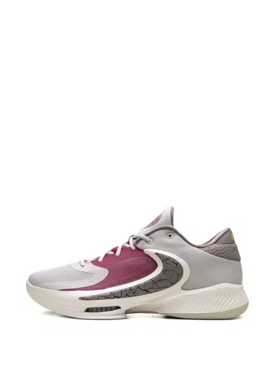 Nike Zoom Freak 4 "letter Bros" Sneakers In Gray