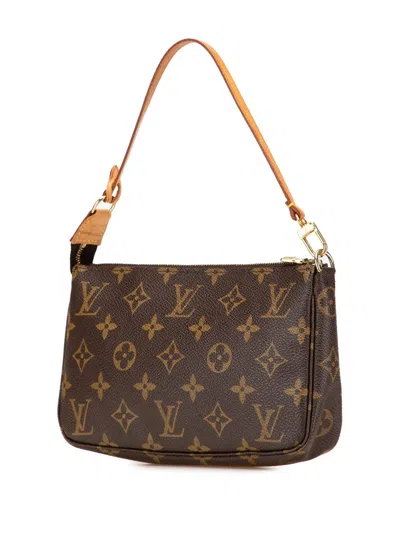 Pre-owned Louis Vuitton 1999 Monogram Pochette Accessoires Shoulder Bag