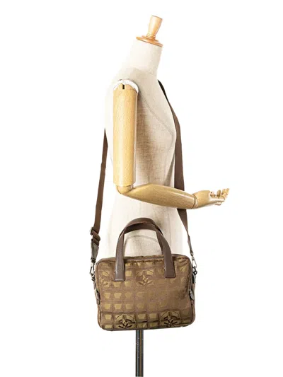Pre-owned Chanel 2002-2003 New Travel Line Nylon Satchel
