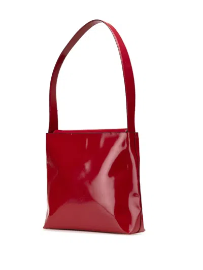 Pre-owned Prada 2000-2013 Patent Leather Shoulder Bag