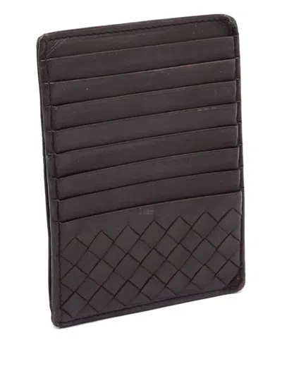 Pre-owned Bottega Veneta Intrecciato Card Holder
