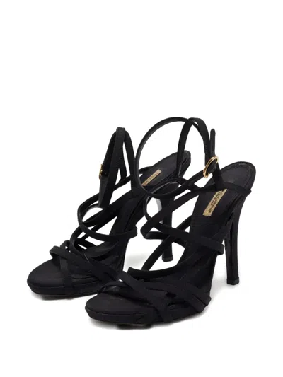 Pre-owned Dolce & Gabbana 120mm Leather Heeled Sandals