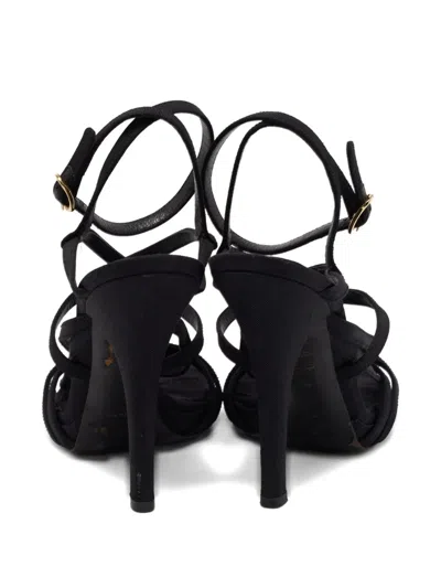 Pre-owned Dolce & Gabbana 120mm Leather Heeled Sandals