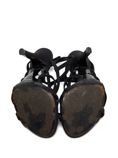 Pre-owned Dolce & Gabbana 120mm Leather Heeled Sandals