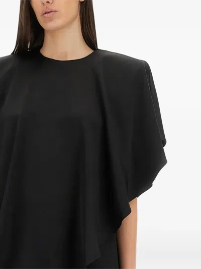 Stella Mccartney Women's Draped Top In Black