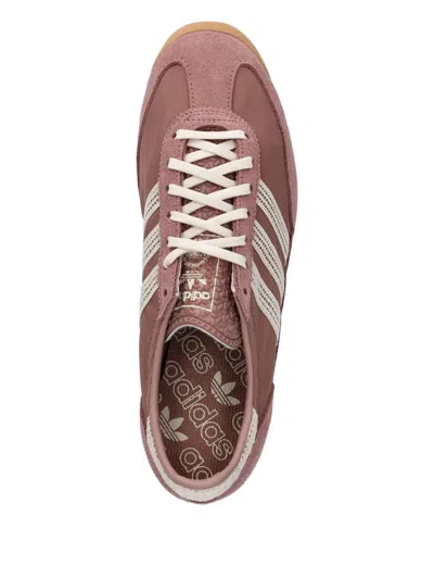 Adidas Originals Sl 72 Og Knitted-lace Sneakers In Nude