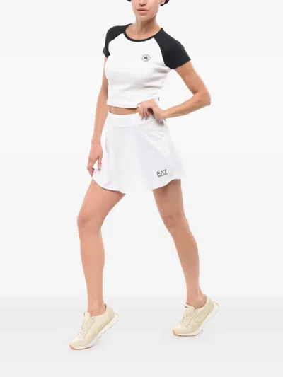 Giorgio Armani Ventus7 Tennis Elastic-waistband Mini Skirt