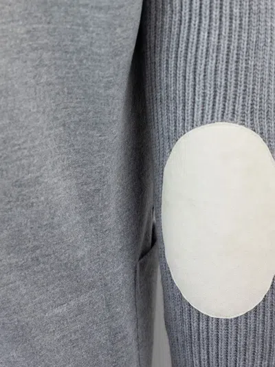 Eleventy Grey Single Breasted Jacket In Gray