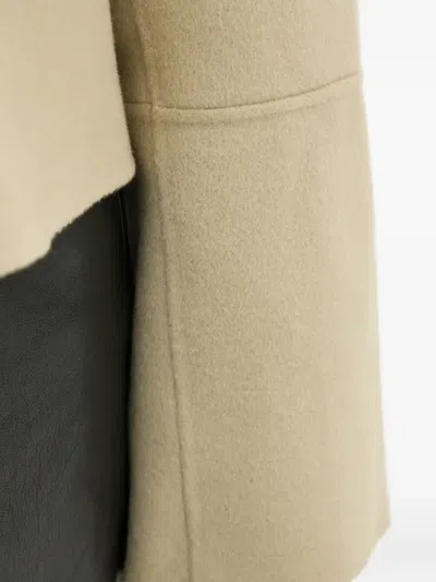 Nanushka Khaki Maxi Sweater In Brown