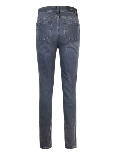 Liu •jo Liu Jo Bottom Up Skinny Jeans In Gray