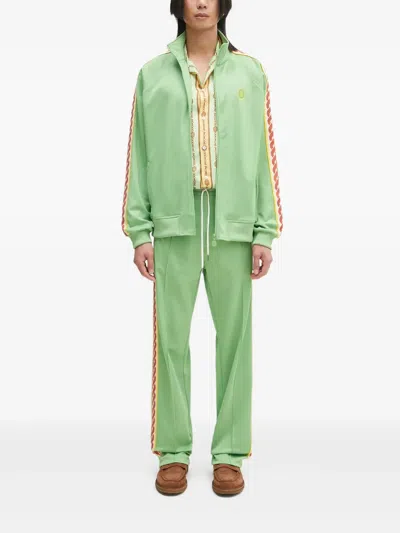 Drôle De Monsieur Tresse Track Pants In Green