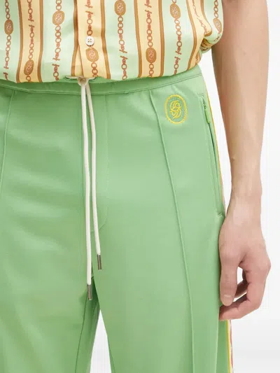 Drôle De Monsieur Tresse Track Pants In Green