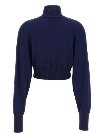 Sportmax Ululato Sweaters And Cardigans Blue In Blue