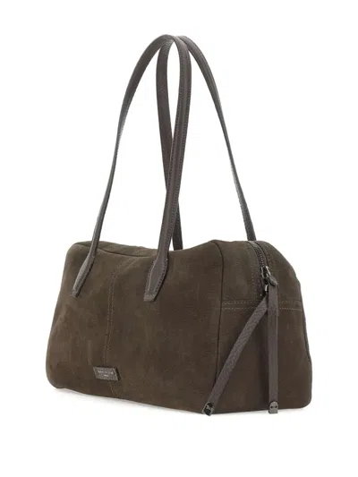 Gianni Chiarini Suede Top-handle Tote Bag