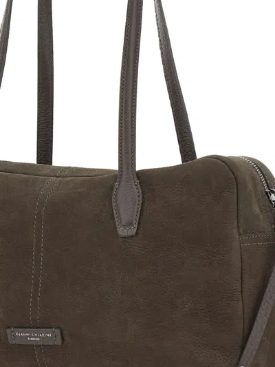 Gianni Chiarini Suede Top-handle Tote Bag