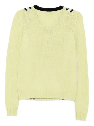Pre-owned Prada Long-sleeve V-neck Sweater