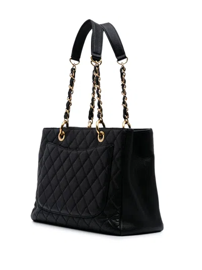 Pre-owned Chanel 2012 Caviar Grand Shopping Tote Bag