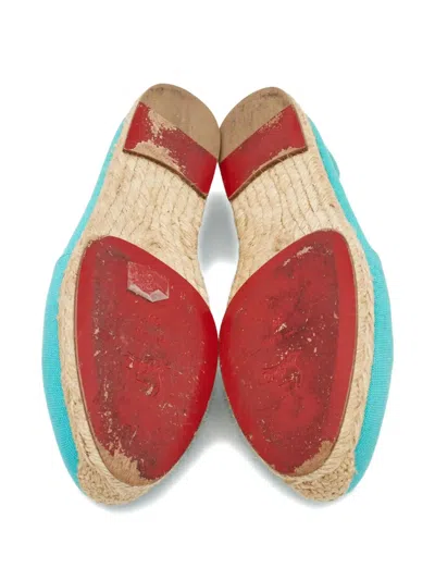 Pre-owned Christian Louboutin Leather Espadrilles
