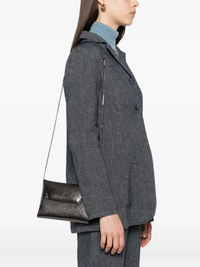 Brunello Cucinelli Metallic Flap Clutch Bag