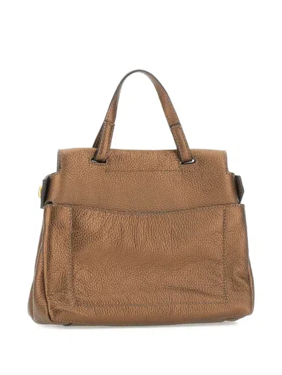 Gianni Chiarini Metallic-effect Top-handle Tote Bag