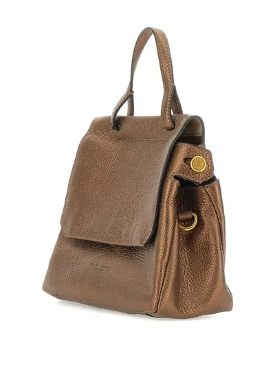 Gianni Chiarini Metallic-effect Top-handle Tote Bag