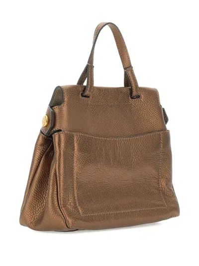 Gianni Chiarini Metallic-effect Top-handle Tote Bag