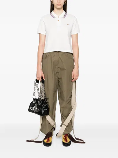Vivienne Westwood Ribbed Collar Short Sleeves Top