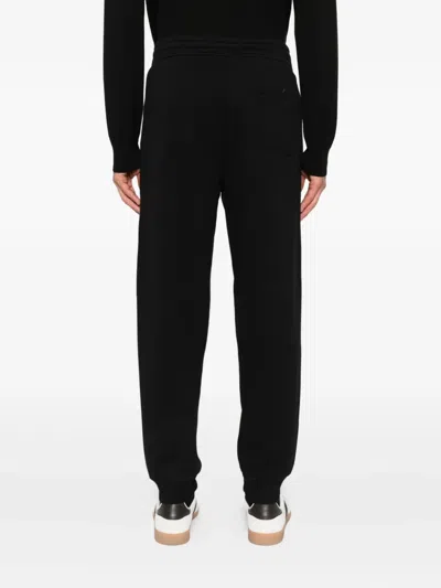 Tom Ford Cotton Drawstring Waist Sweat Joggers In Black