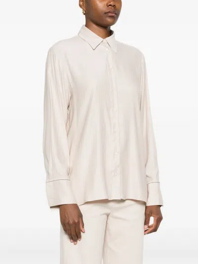 Peserico Buttoned Shirt In Neutral
