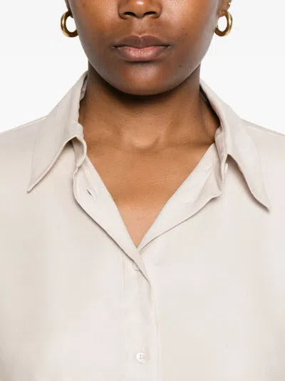 Peserico Buttoned Shirt In Neutral