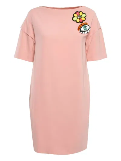 Pre-owned Moschino Appliqué-detail Dress
