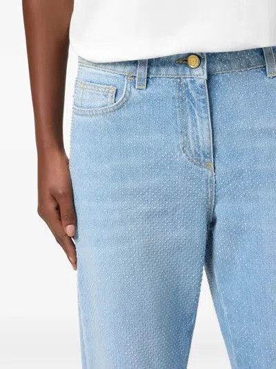 Elisabetta Franchi Rhinestone-embellished Jeans