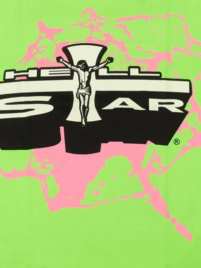 Hellstar Graphic-print T-shirt In Green