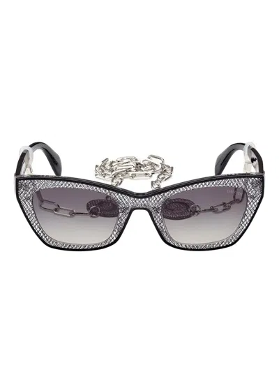 Guess Eyewear Chain-embellished Cat-eye Sunglasses