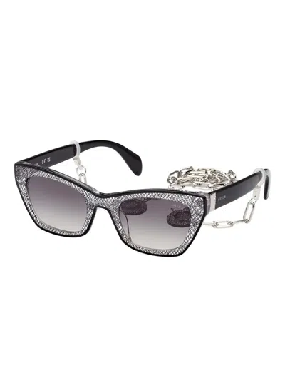 Guess Eyewear Chain-embellished Cat-eye Sunglasses