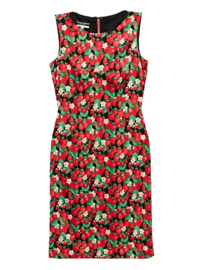 Pre-owned Dolce & Gabbana Strawberry Dress