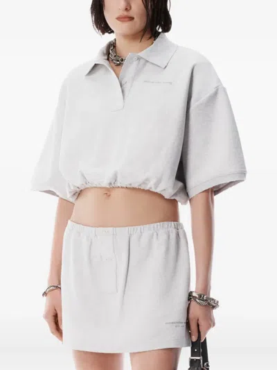 Alexander Wang White Deconstructed Miniskort