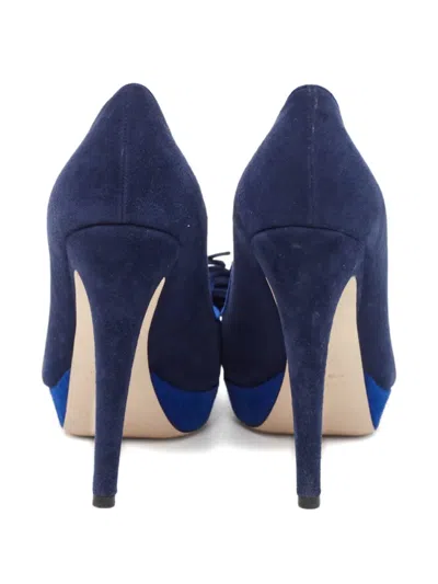 Pre-owned Miu Miu 130mm Platform Tassel-embellished Pumps