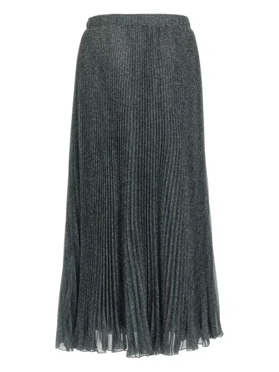 Ermanno Scervino Longuette Skirt With Pleated Design And Elastic Waistband