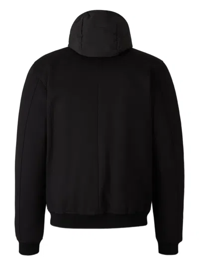 Moorer Callum Hooded Jacket In Black