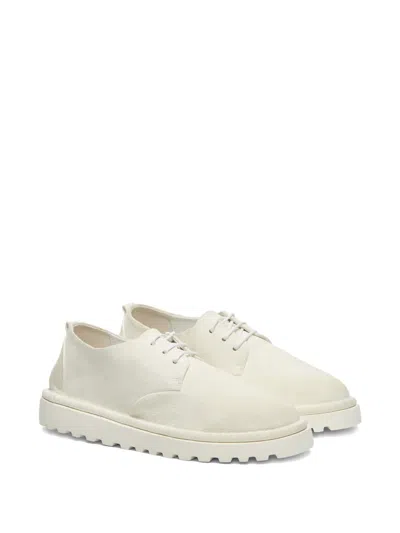 Marsèll Lace-up Platform Derby Shoes In White