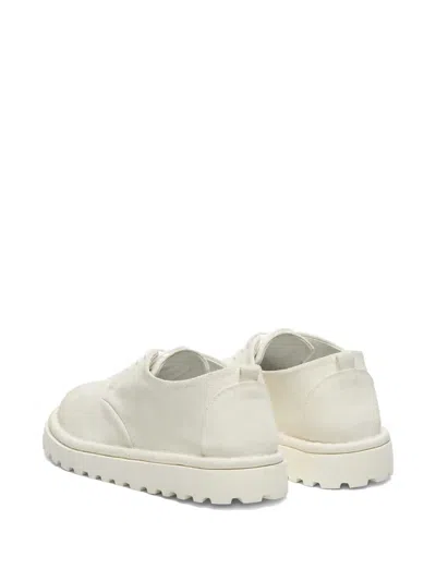 Marsèll Lace-up Platform Derby Shoes In White