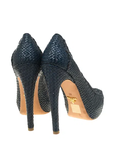 Pre-owned Prada 135mm Madra Heeled Pumps